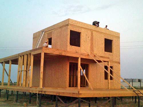 Строительство дома с плоской крышей